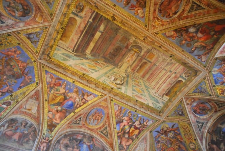 Italy, Rome – ceiling of Room of Constantine, Nov.2013 (Rome)
