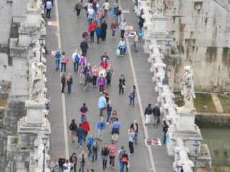 Italia, Roma – cerchio e quadrato, novembre 2013