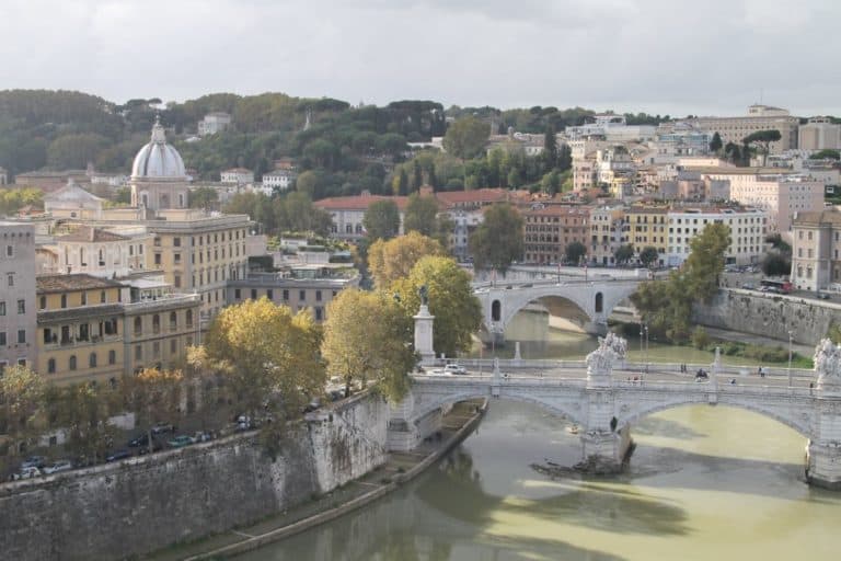 Italy, Rome – view with river Nov.2013 (Rome)