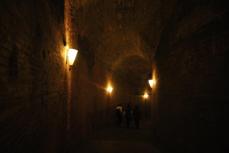 Italy, Rome – dark corridor, Nov.2013 (Rome)