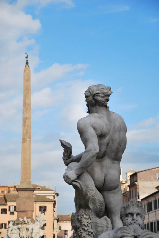 イタリア、ローマ－後姿 2013年11月 (ローマ)