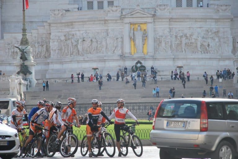 Italy, Rome – cyclists, Nov.2013 (Rome)