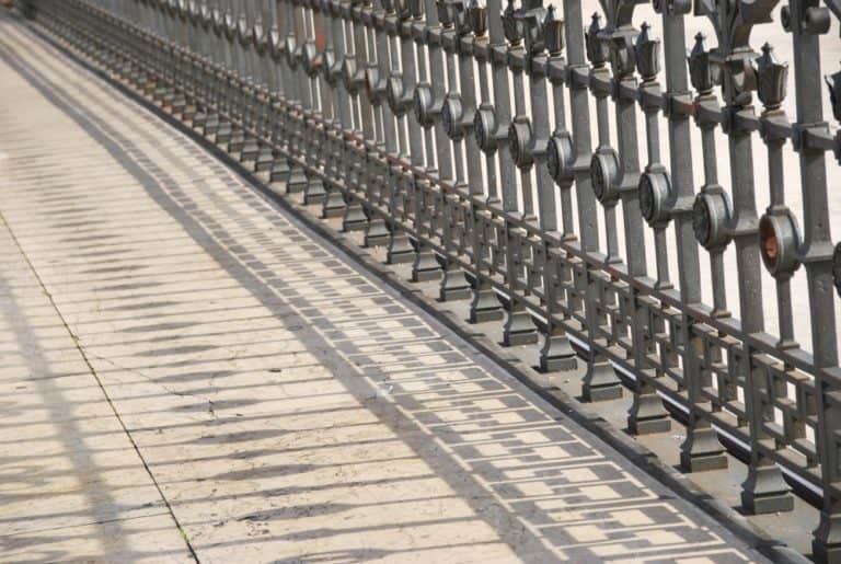 Italy, Rome – fence and its shadow, Nov.2013 (Rome)