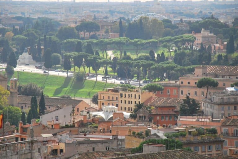 Italy, Rome – light on trees, Nov.2013 (Rome)