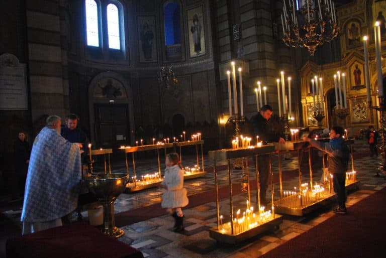 Italy, Trieste – many candles, Feb. 2014 (Trieste)