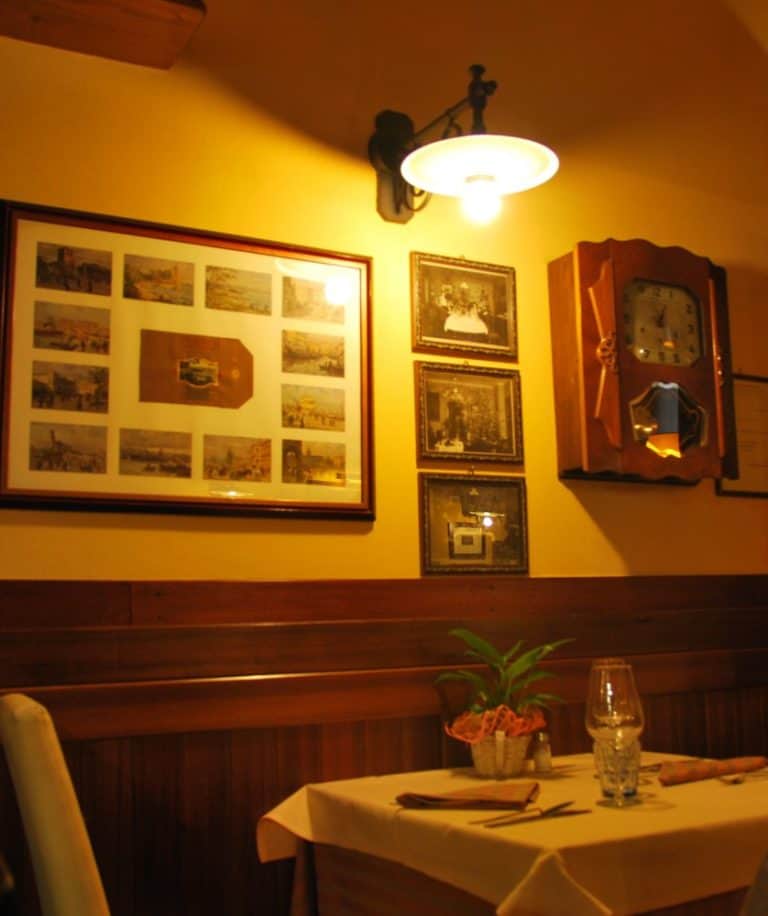Italy, Trieste – interior of restaurant, Feb. 2014 (Trieste)