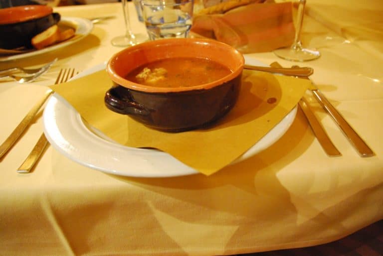 Italy, Trieste – fish soup, Feb. 2014 (Trieste)