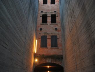 Italia, Trieste – palazzo intricato, feb. 2014