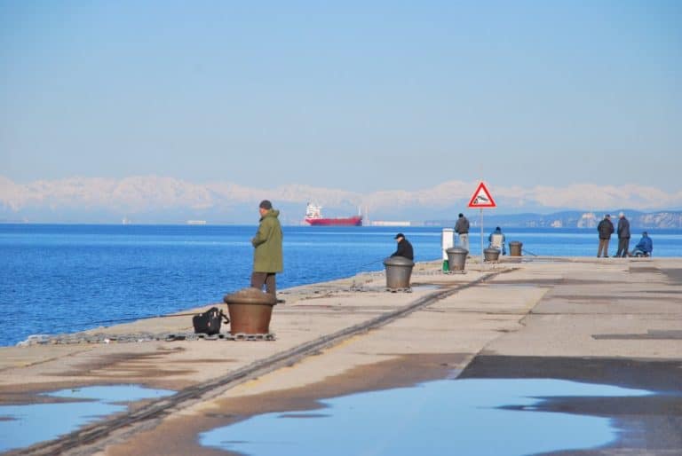 Italy, Trieste – fishing, Feb. 2014 (Trieste)