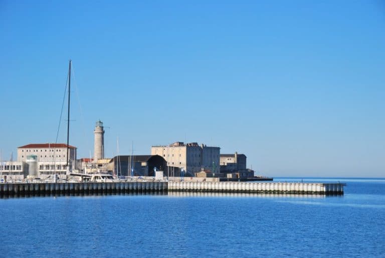 Italy, Trieste – port, Feb. 2014 (Trieste)