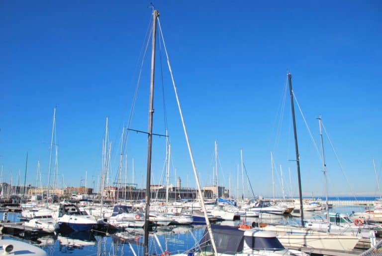 Italy, Trieste – masts and sky, Feb. 2014 (Trieste)