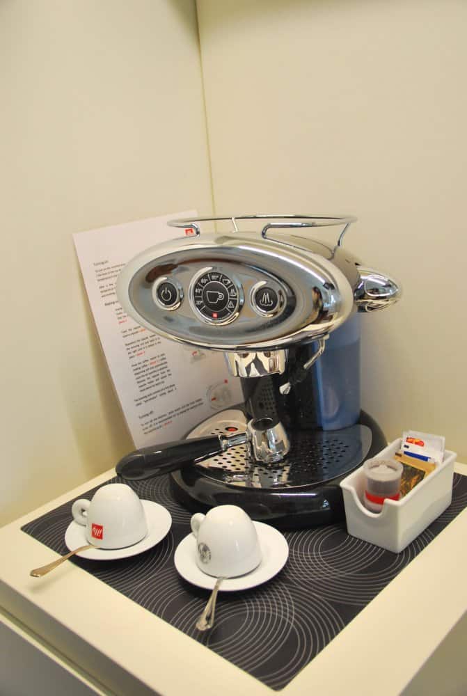 Italy, Trieste – coffee in room, Feb. 2014 (Trieste)