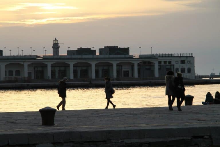 Italy, Trieste – silhouette, Feb. 2014 (Trieste)