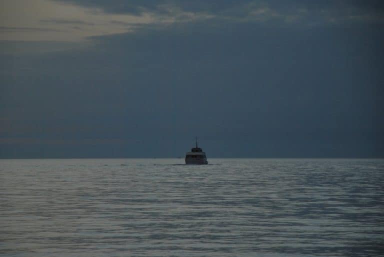 Italy, Trieste – lonely boat, Feb. 2014 (Trieste)
