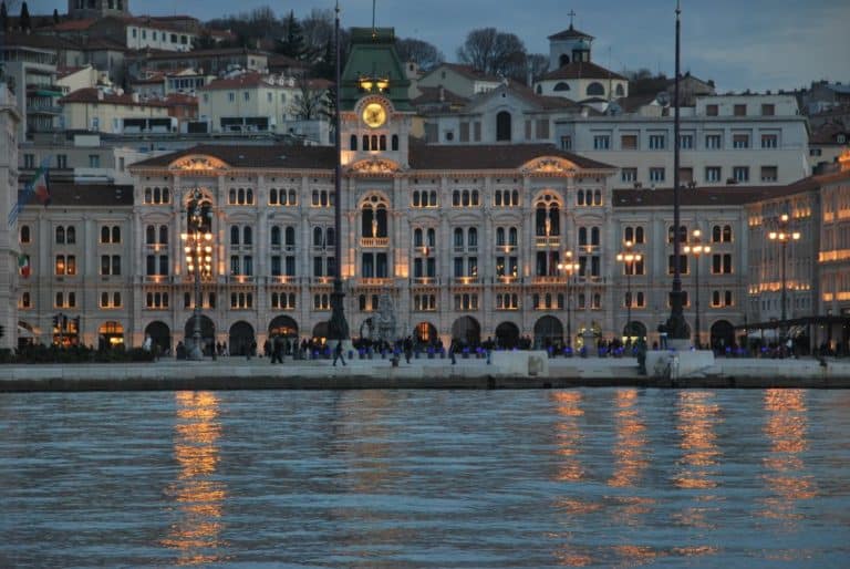 Italy, Trieste – evening view, Feb. 2014 (Trieste)