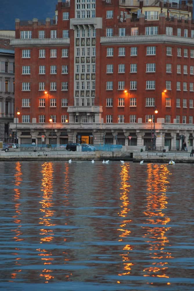 Italy, Trieste – orange colour, Feb. 2014 (Trieste)