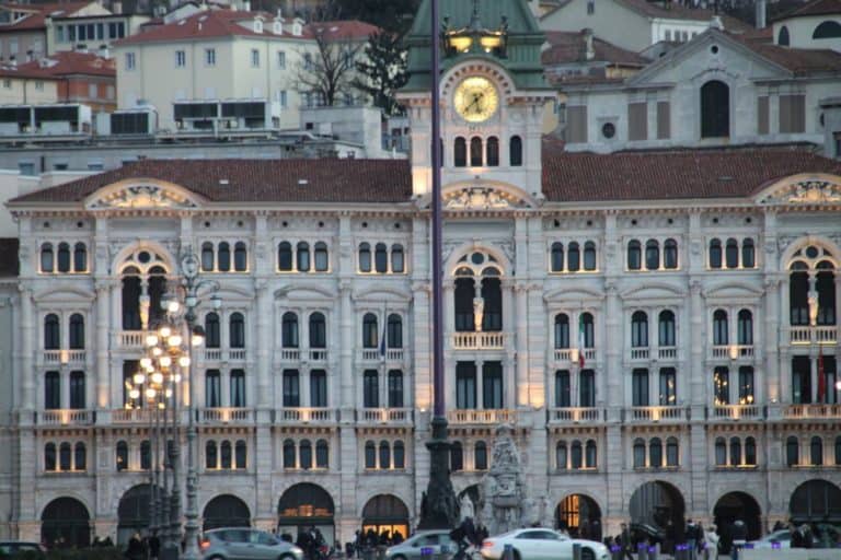 Italy, Trieste – grand building, Feb. 2014 (Trieste)