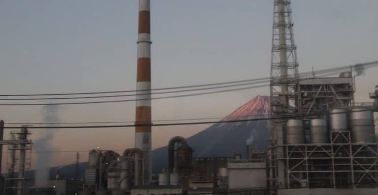 Japan, Mt.Fuji – factory, Jan.2014