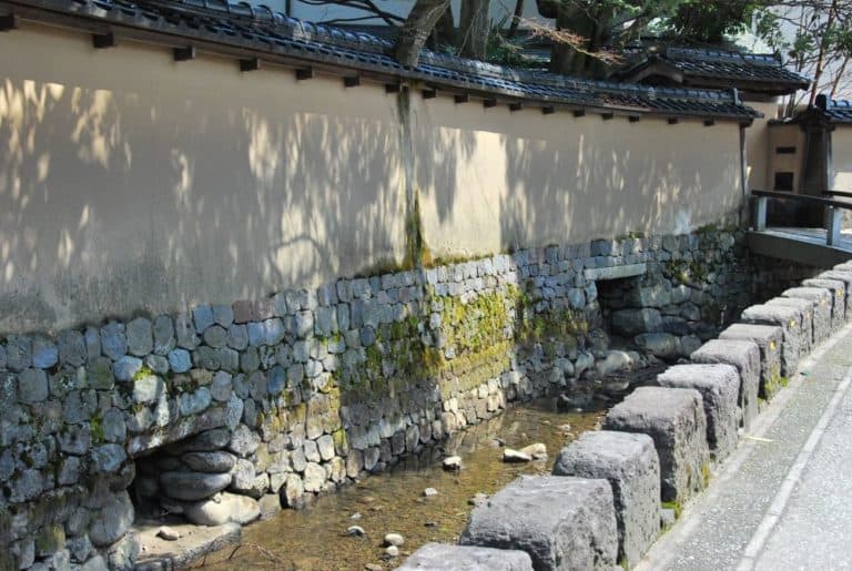 Área de casas de Samurais