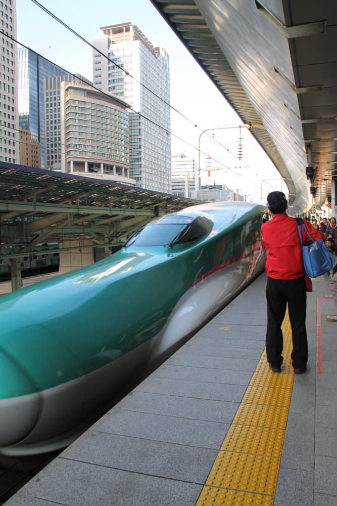 日本、東京－緑新幹線 2013年1月 (東京)