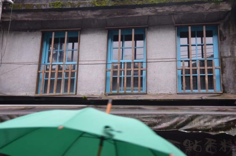 Jingtong – umbrella and windows, May 2015