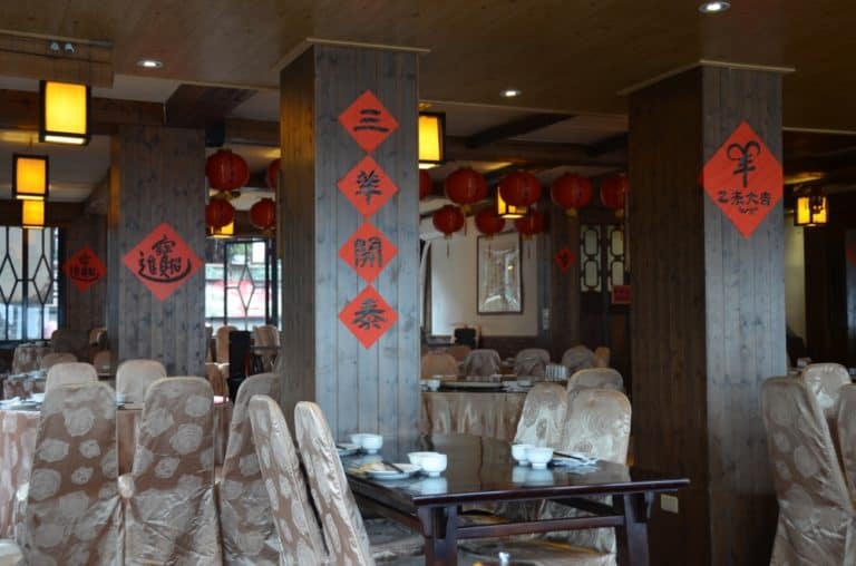 Jiufen – interno del ristorante, Maggio 2015