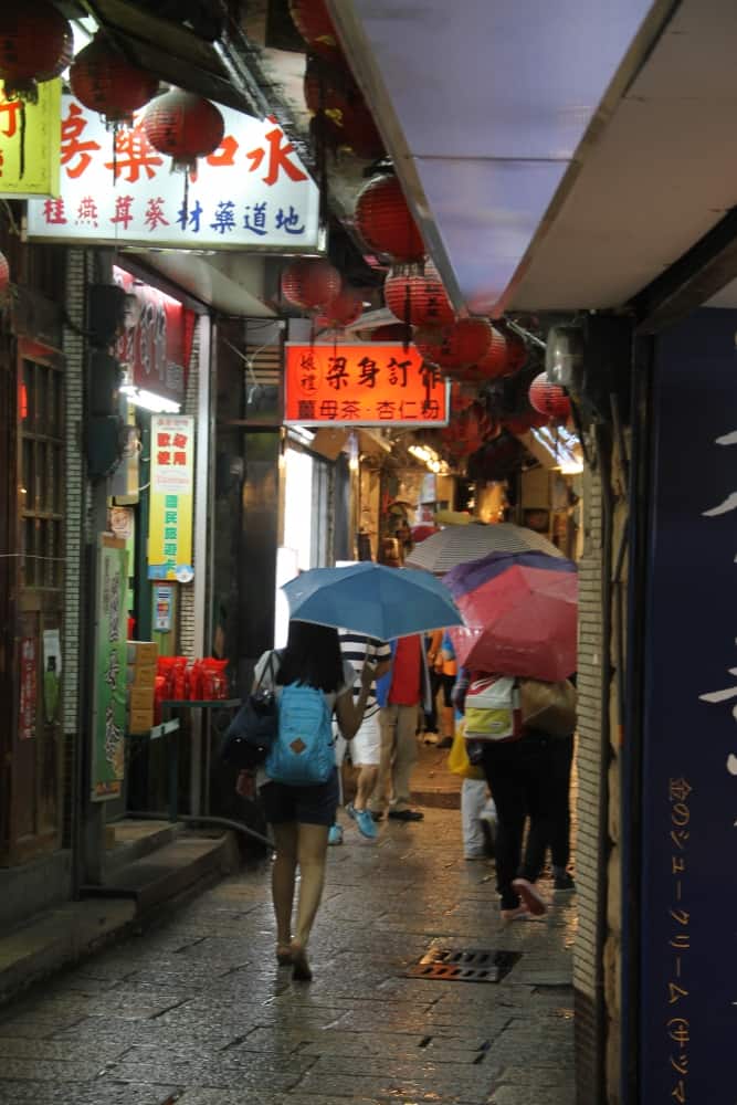 Jiufen – strada, Maggio 2015