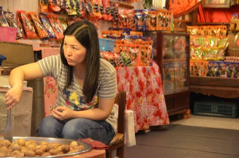 Jiufen – facciata del negozio, Maggio 2015