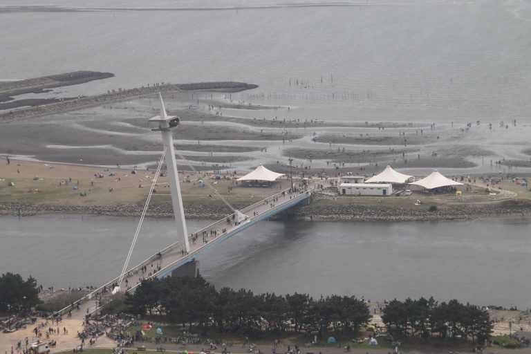 東京、葛西臨海公園－観覧車から３ 2017年4月 (東京)