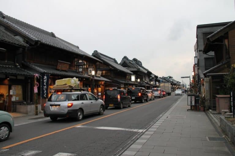 Japan, Kawagoe – road, Dec.2013