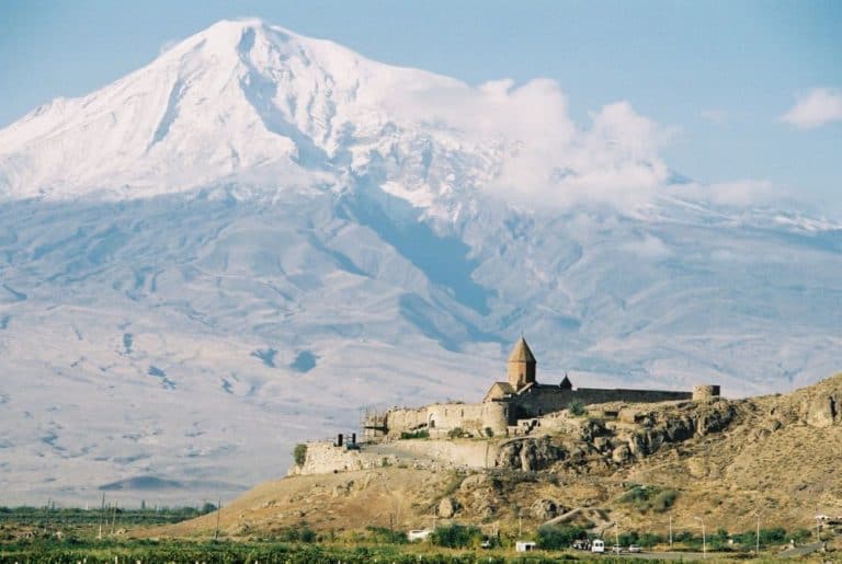 Mt.Ararat and the monastery
