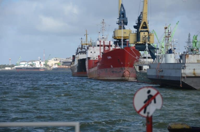 Lithuania, Klaipeda – keep out, Sept.2014 (Klaipeda)