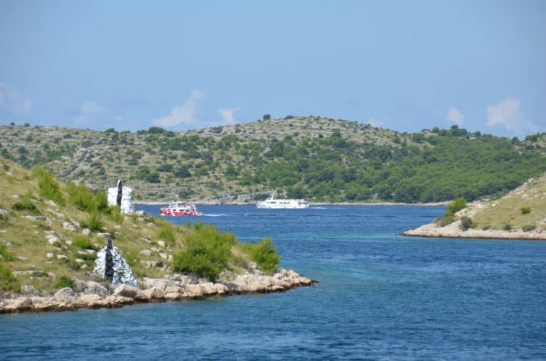 Croatia, Kornati – view with boats, July 2014 (Kornati)