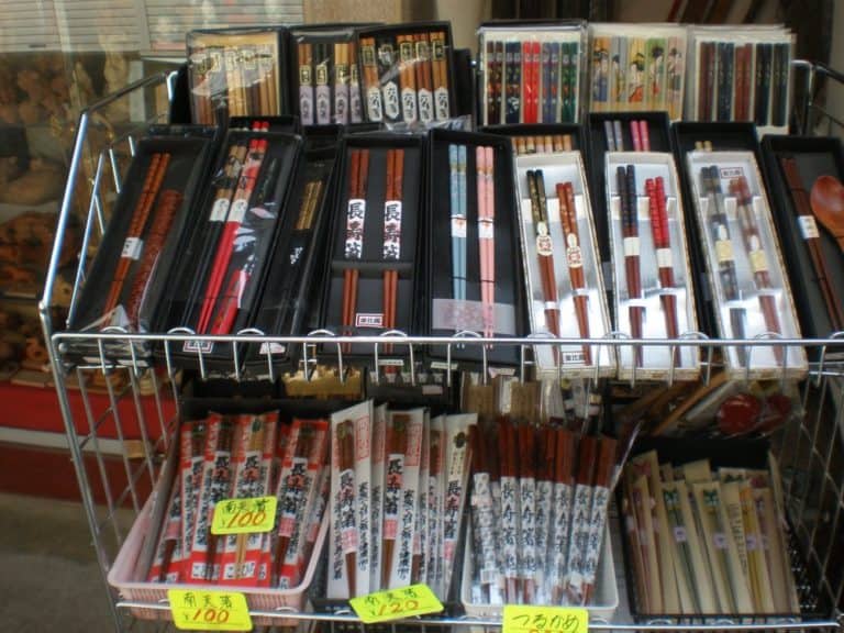 Japan, Kotohira – chopsticks, Apr 2013