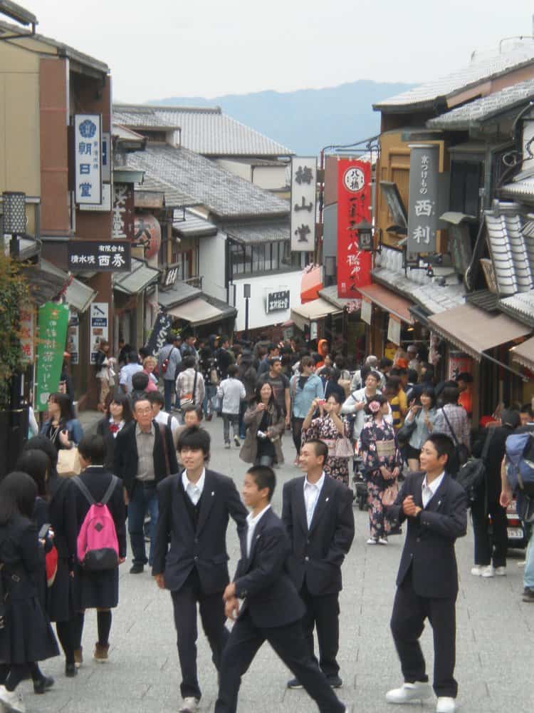 Giappone, Kyoto – affollato, aprile 2013 (Kyoto)