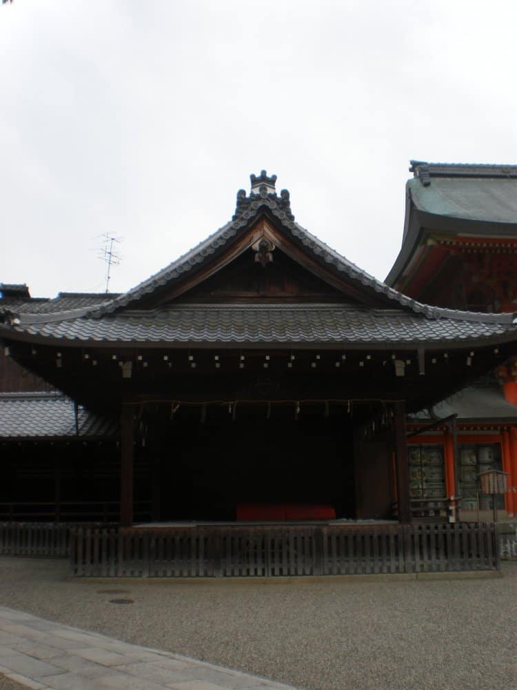 Giappone, Kyoto – antico teatro No, aprile 2013 (Kyoto)