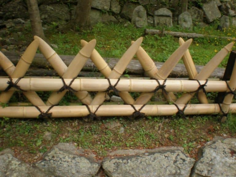 Giappone, Kyoto – recinzione in legno, aprile 2013 (Kyoto)