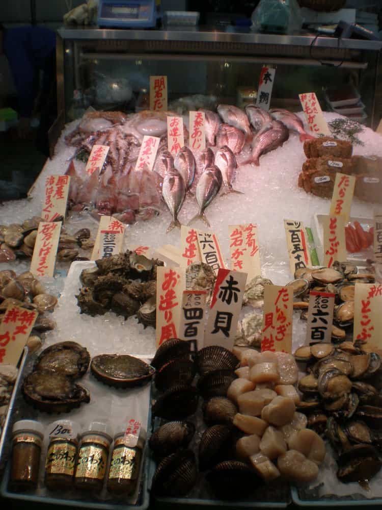 Giappone, Kyoto – pesce fresco, aprile 2013 (Kyoto)