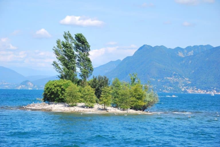 Italia, Lago Maggiore – piccola isola, agosto 2013 (Piemonte)