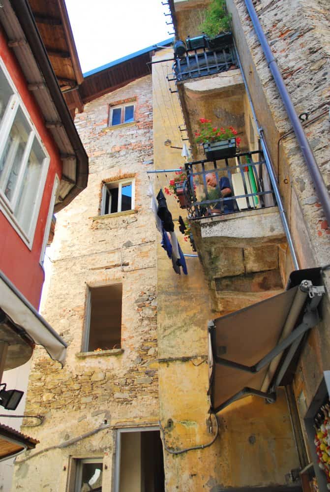 Italia, Lago Maggiore, isola Bella – veranda, agosto 2013 (Piemonte)