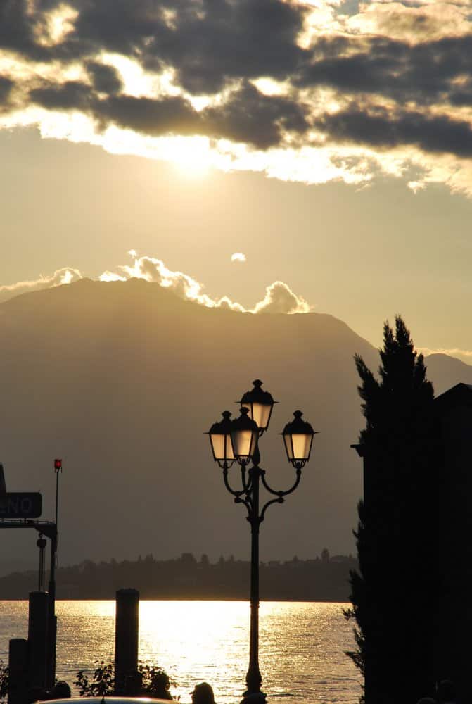 Italia, Lago Maggiore, Laveno – la luce, agosto 2013 (Piemonte)