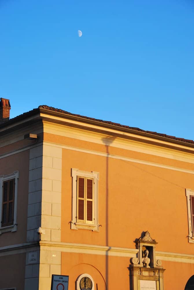 Italia, Lago Maggiore, Laveno – luna, agosto 2013 (Piemonte)