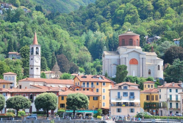 Italia, Lago Maggiore, Laveno – città, agosto 2013 (Piemonte)