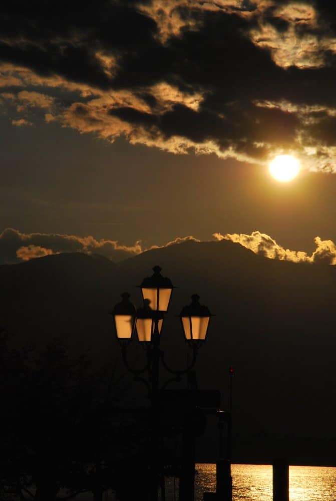 Italia, Lago Maggiore, Laveno – sole, agosto 2013 (Piemonte)