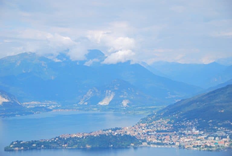 Italia, Lago Maggiore, Laveno – montagne, agosto 2013 (Piemonte)