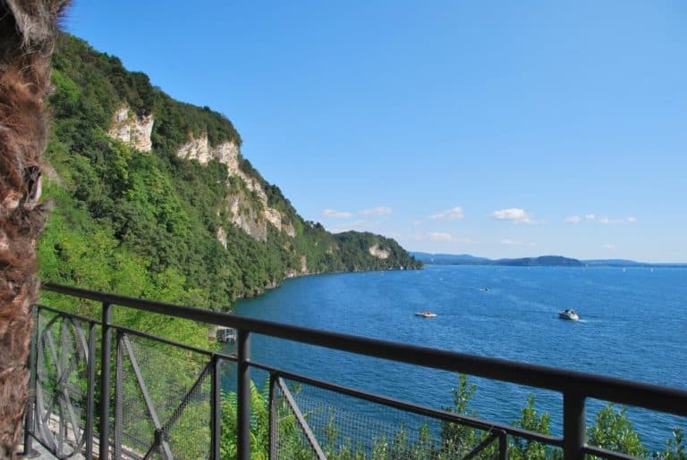 Italia, Lago Maggiore, Santa Caterina – vista, agosto 2013 (Piemonte)
