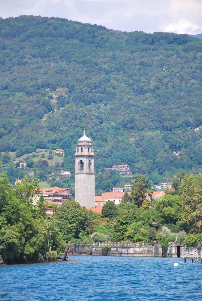 Italia, Lago Maggiore – torre, agosto 2013 (Piemonte)