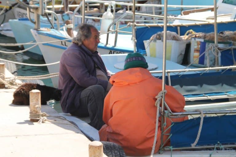 Latchi – fishermen, Apr.2015