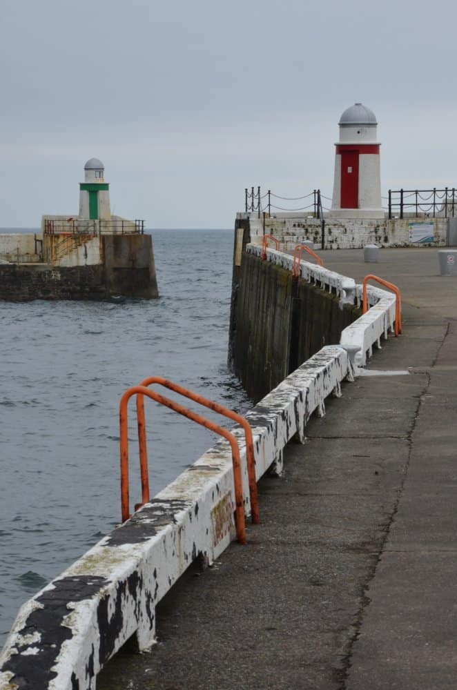 Isle of Man, Laxey – two lighthouses, May 2014 (Isle of Man)