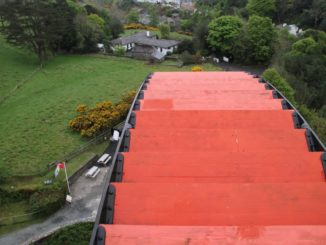 Isle of Man, Laxey – helmets, May 2014